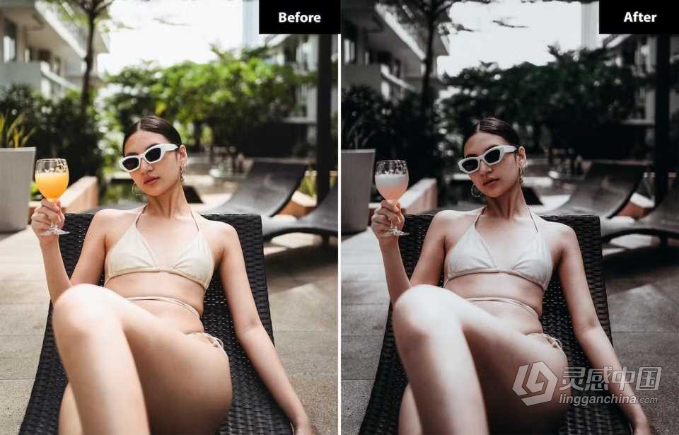 旅拍露营休闲电影人像Lightroom预设 6 Relax Shaded Lightroom Presets  灵感中国网 www.lingganchina.com