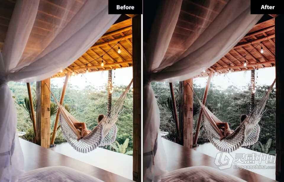 旅拍露营休闲电影人像Lightroom预设 6 Relax Shaded Lightroom Presets  灵感中国网 www.lingganchina.com