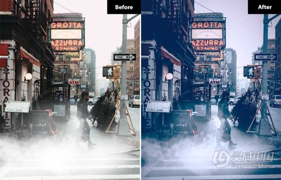 蓝调情绪电影人像Lightroom预设 Warm Blue Lightroom Presets  灵感中国网 www.lingganchina.com