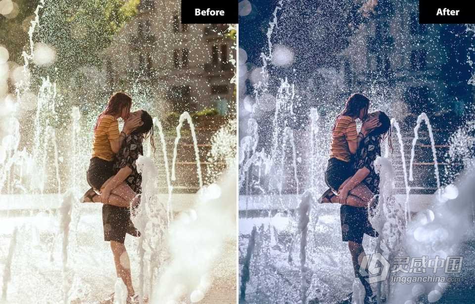 蓝调情绪电影人像Lightroom预设 Warm Blue Lightroom Presets  灵感中国网 www.lingganchina.com