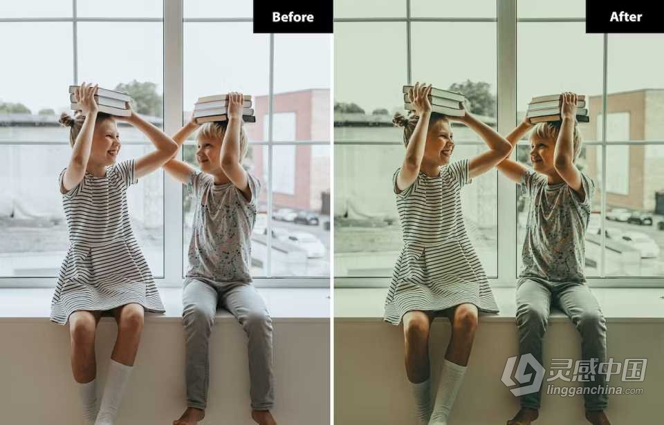 家庭儿童电影人像Lightroom预设 6 Child Lightroom Presets  灵感中国网 www.lingganchina.com