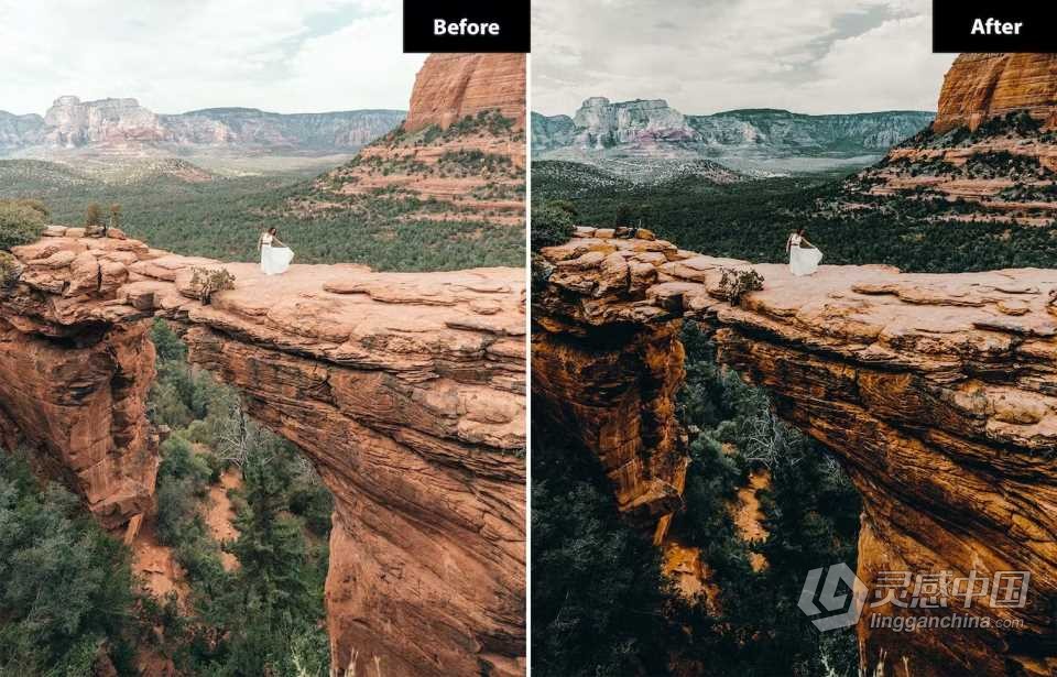 大疆无人机电影风光Lightroom预设 6 Drone Matte Lightroom Presets  灵感中国网 www.lingganchina.com