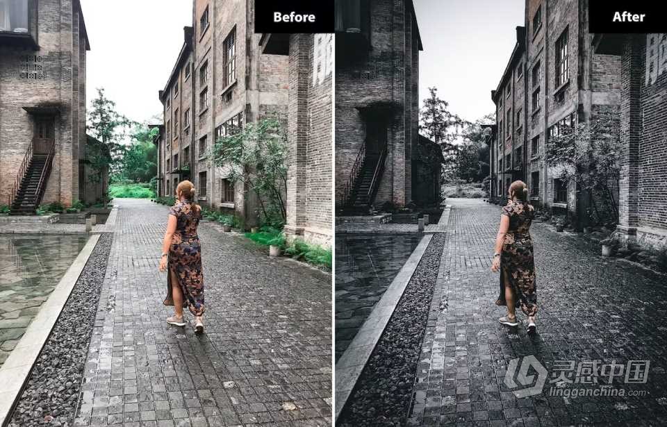巴黎城市街拍电影人像Lightroom预设  Black Paris Preset Lightroom  灵感中国网 www.lingganchina.com