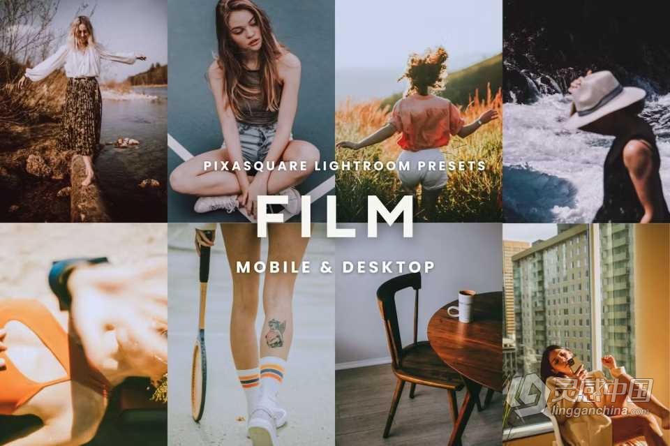 INS网红风格胶片人像Lightroom预设 Film Lightroom Presets  灵感中国社区 www.lingganchina.com
