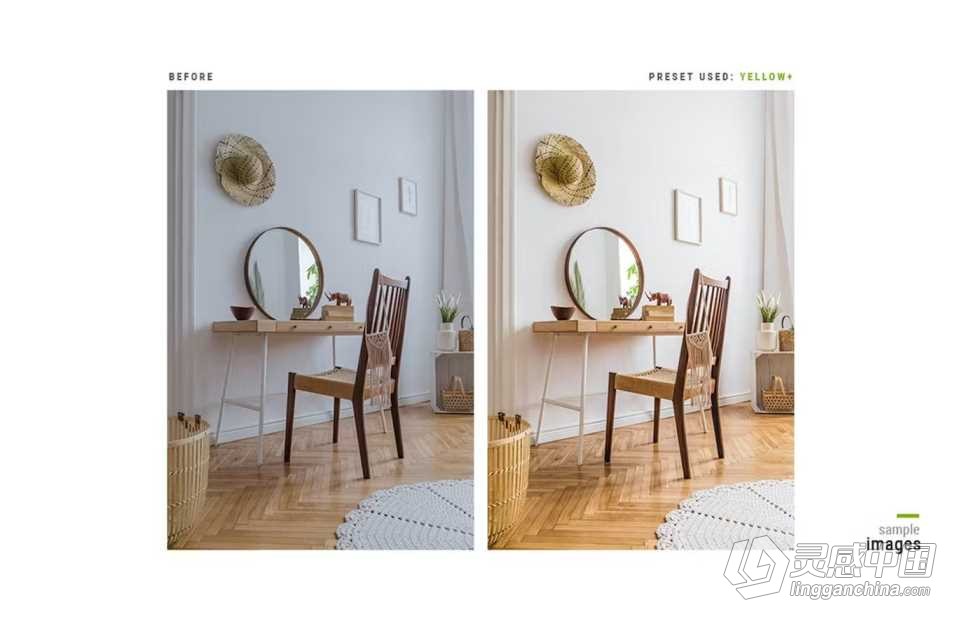 完美室内摄影后期调色Lightroom预设 Interior Design – Actions &amp; Presets  灵感中国网 www.lingganchina.com