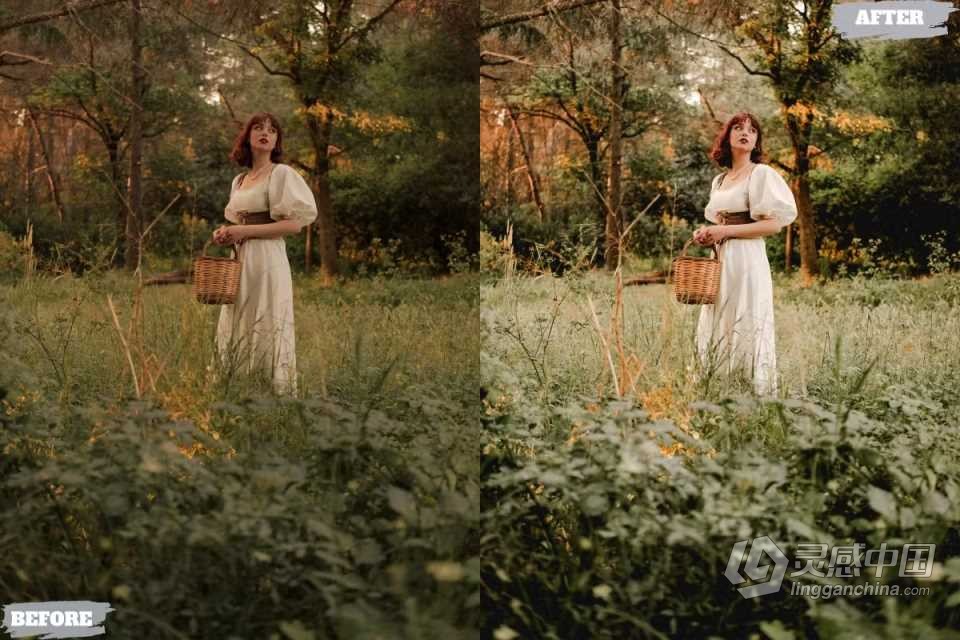 夏季复古人像Lightroom预设 Summer Potrait Lightroom Presets  灵感中国网 www.lingganchina.com