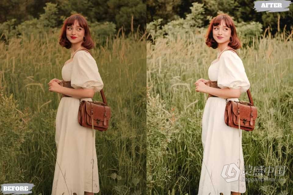 夏季复古人像Lightroom预设 Summer Potrait Lightroom Presets  灵感中国网 www.lingganchina.com