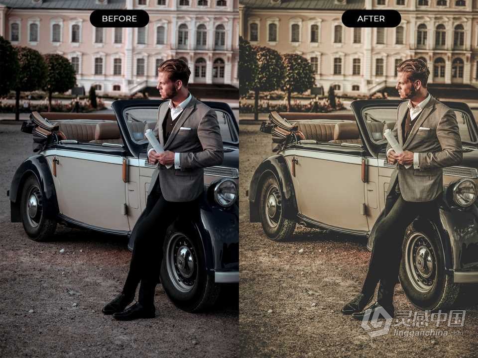 高端电影胶片人像Lightroom预设 10 Cinematic Lightroom Presets  灵感中国网 www.lingganchina.com