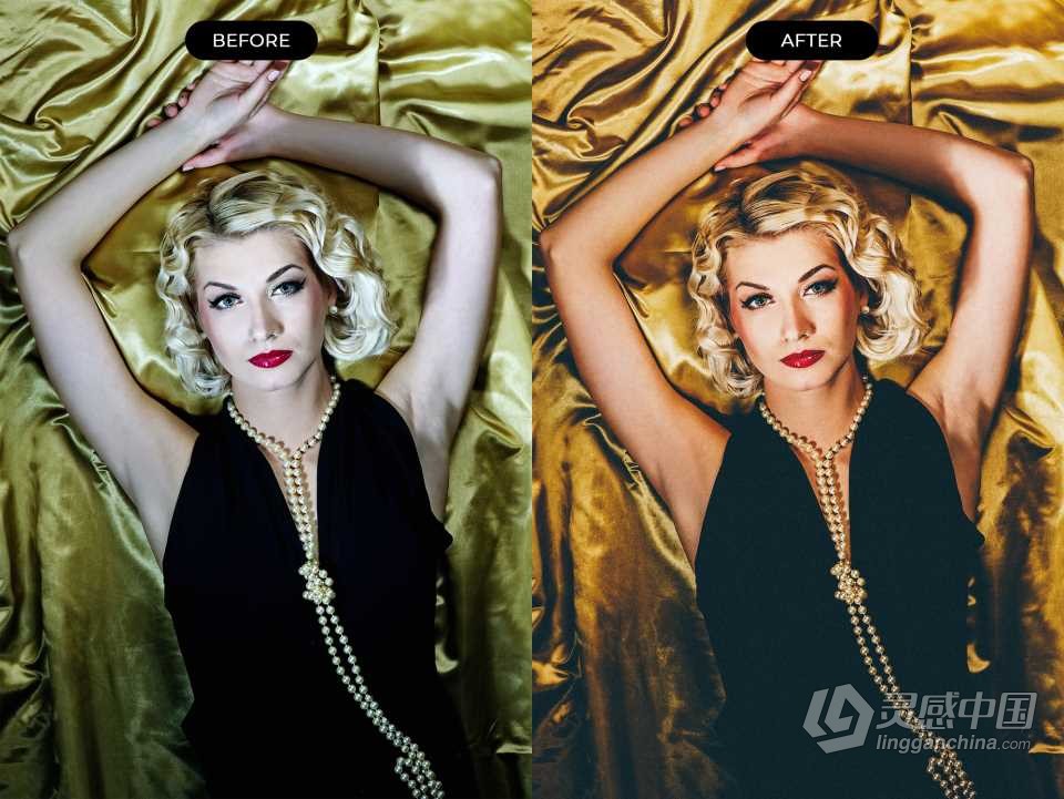 高端电影胶片人像Lightroom预设 10 Cinematic Lightroom Presets  灵感中国网 www.lingganchina.com
