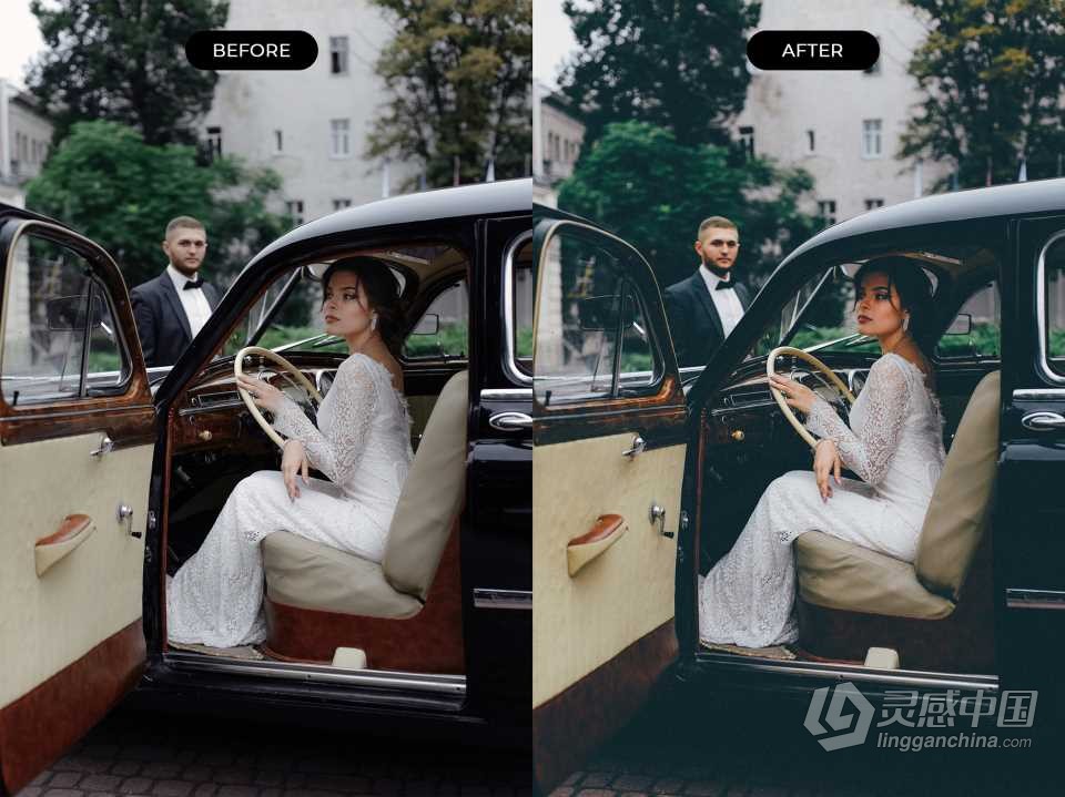 高端电影胶片人像Lightroom预设 10 Cinematic Lightroom Presets  灵感中国网 www.lingganchina.com