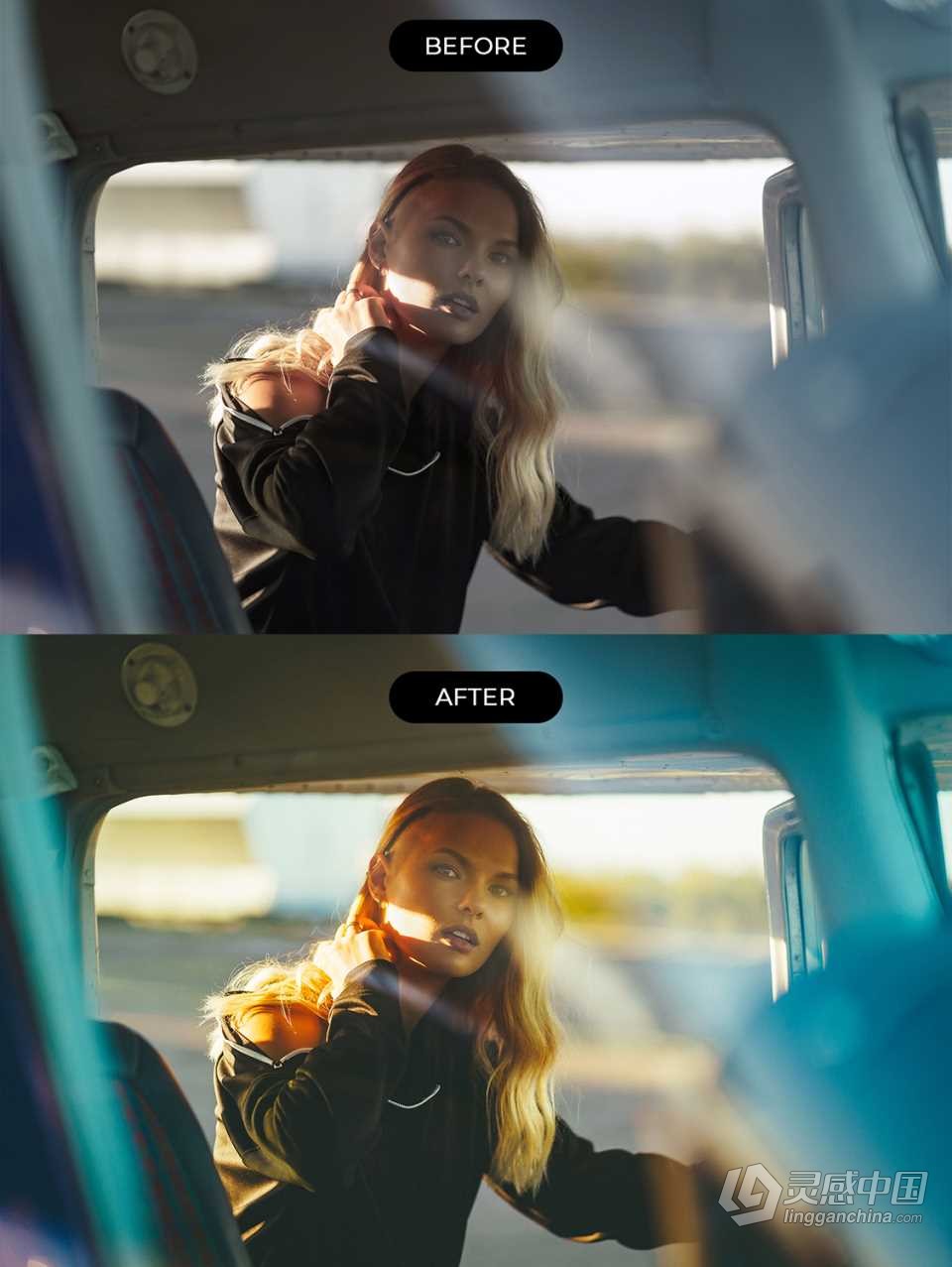 高端电影胶片人像Lightroom预设 10 Cinematic Lightroom Presets  灵感中国网 www.lingganchina.com