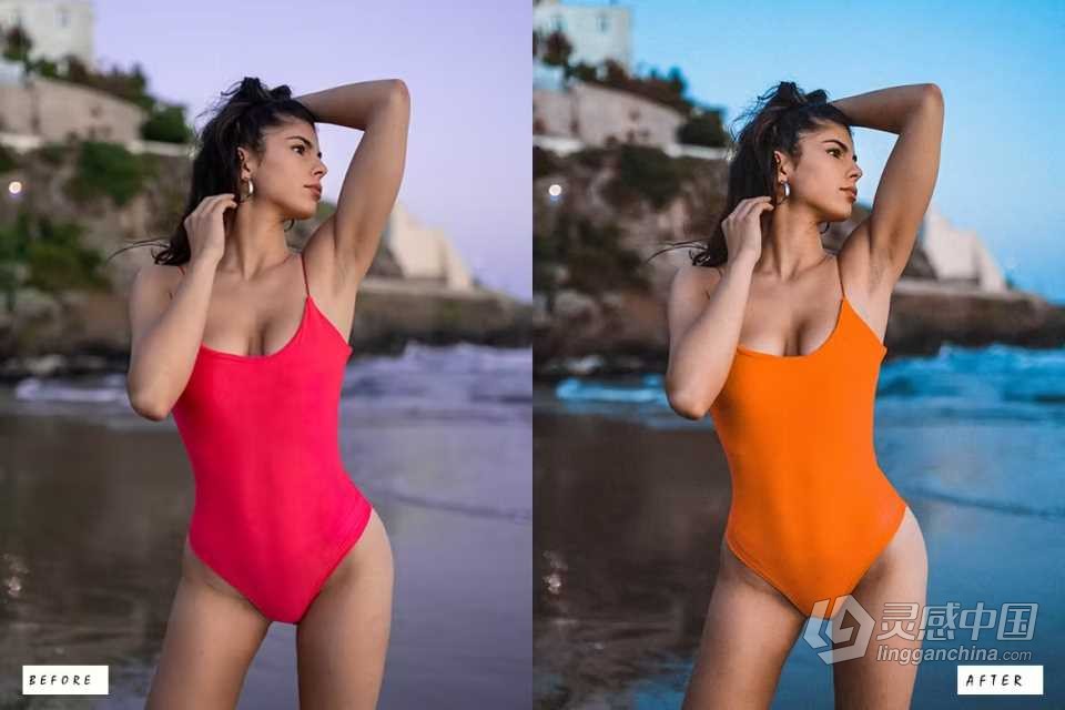 20个橙蓝色电影风光人像lr预设 Teal &amp; Orange Lightroom Presets  灵感中国网 www.lingganchina.com