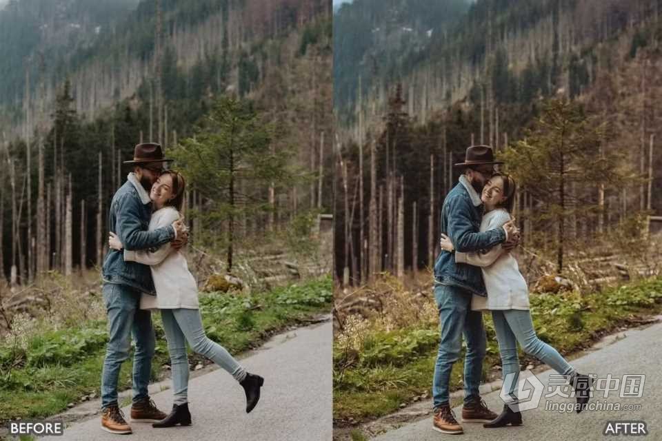 风景旅行电影无人机lr预设 Landscape Travel Cinematic Drone Presets  灵感中国网 www.lingganchina.com