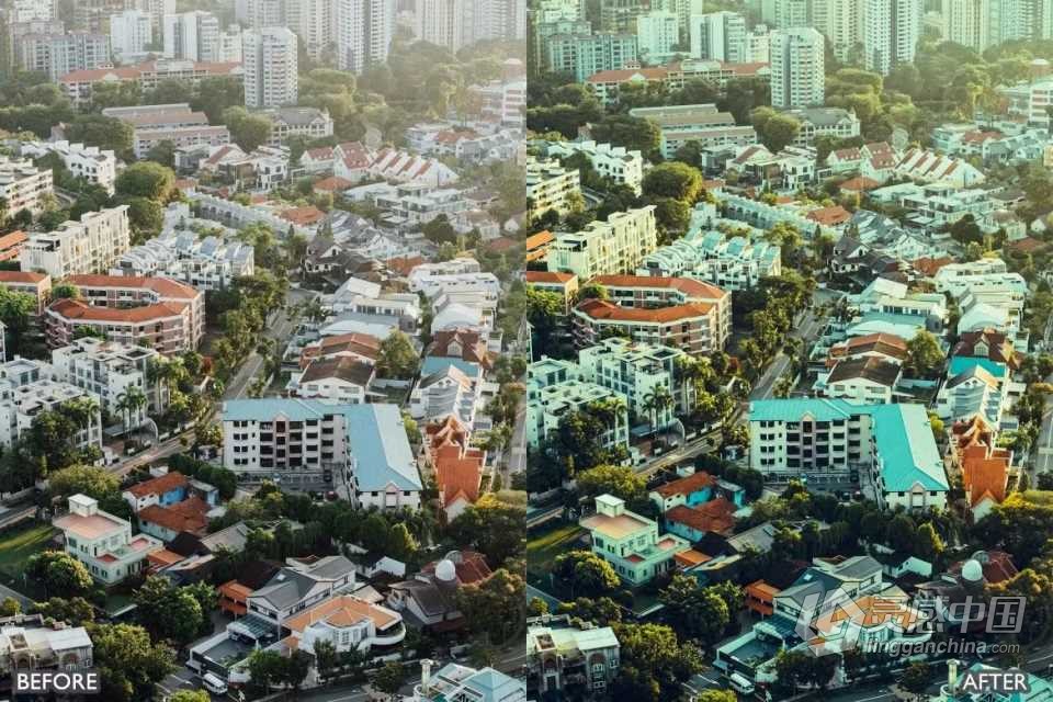DJI大疆无人机电影Lightroom预设 DJI Drone Lightroom Presets  灵感中国网 www.lingganchina.com