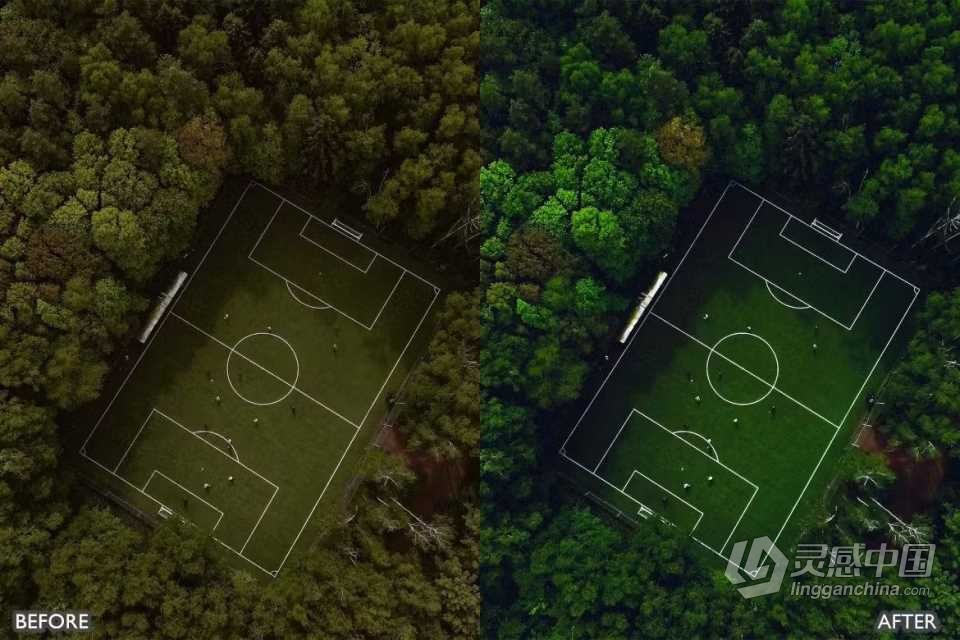 DJI大疆无人机电影Lightroom预设 DJI Drone Lightroom Presets  灵感中国网 www.lingganchina.com