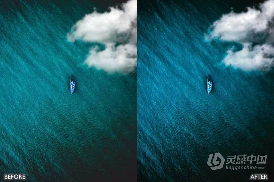DJI大疆无人机电影Lightroom预设 DJI Drone Lightroom Presets  灵感中国网 www.lingganchina.com