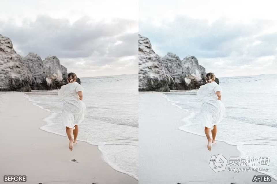 极简白色旅行人像lr预设 Minimalist White Clear Lightroom Presets  灵感中国网 www.lingganchina.com