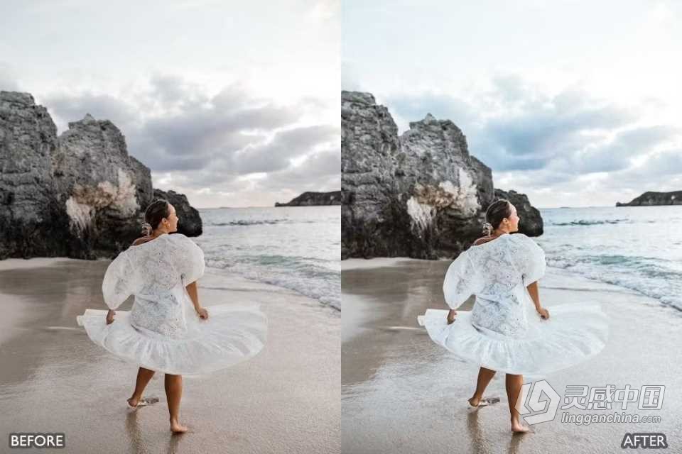 极简白色旅行人像lr预设 Minimalist White Clear Lightroom Presets  灵感中国网 www.lingganchina.com
