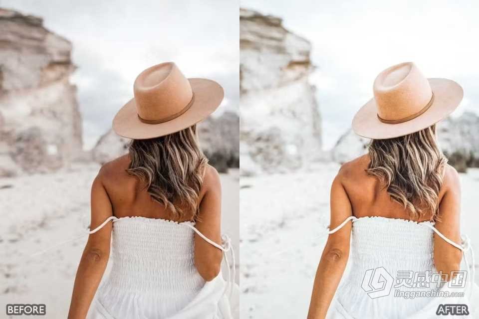 极简白色旅行人像lr预设 Minimalist White Clear Lightroom Presets  灵感中国网 www.lingganchina.com