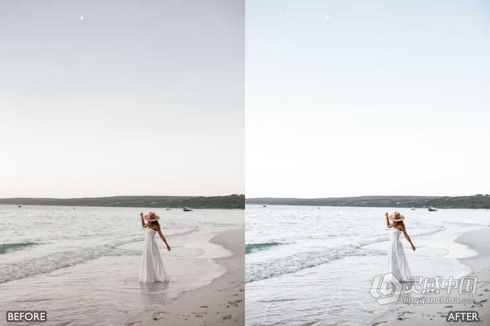 极简白色旅行人像lr预设 Minimalist White Clear Lightroom Presets  灵感中国网 www.lingganchina.com