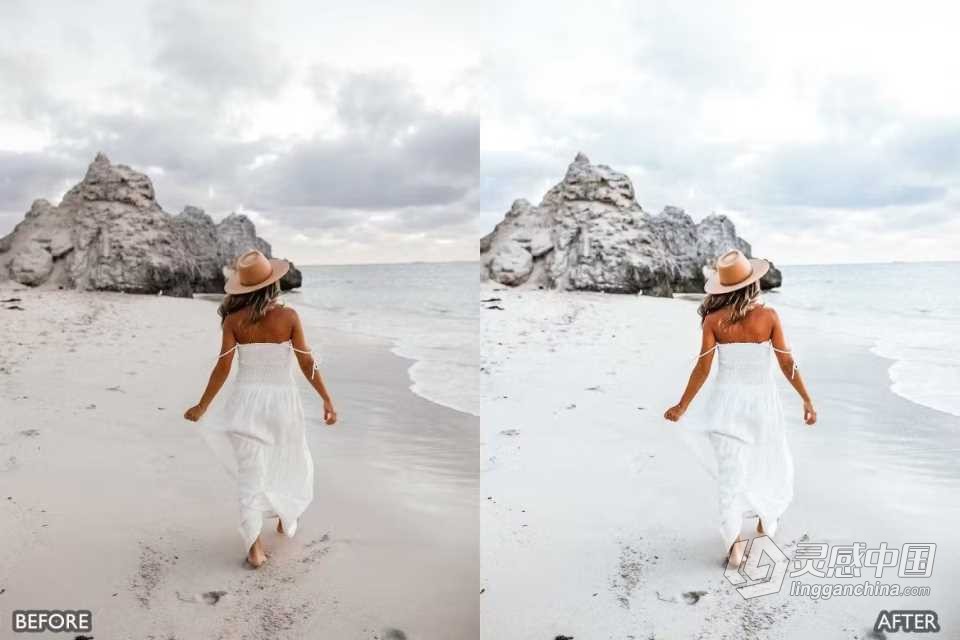 极简白色旅行人像lr预设 Minimalist White Clear Lightroom Presets  灵感中国网 www.lingganchina.com