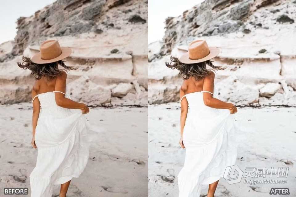 极简白色旅行人像lr预设 Minimalist White Clear Lightroom Presets  灵感中国网 www.lingganchina.com