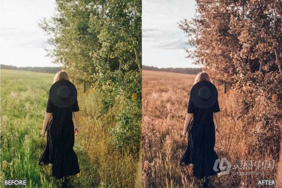 黄金时段LR预设 Golden Hour Bright Blogger Insta Lightroom Presets  灵感中国网 www.lingganchina.com