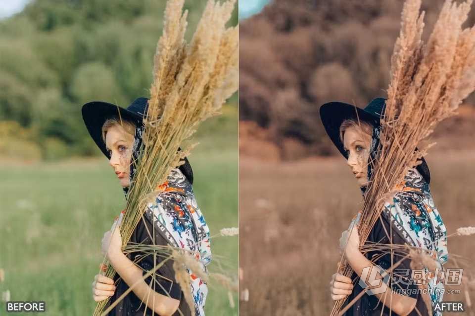 黄金时段LR预设 Golden Hour Bright Blogger Insta Lightroom Presets  灵感中国网 www.lingganchina.com