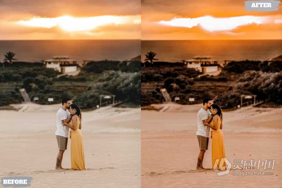 电影感Lightroom预设下载 Cine Prewedding Lightroom Presets Dekstop Mobile  灵感中国网 www.lingganchina.com