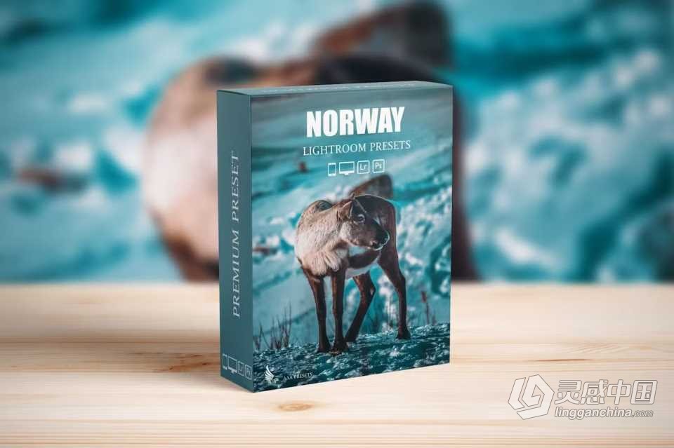 蓝**绪电影胶片Lightroom预设 Cinematic Blue Norway Lightroom Presets  灵感中国网 www.lingganchina.com