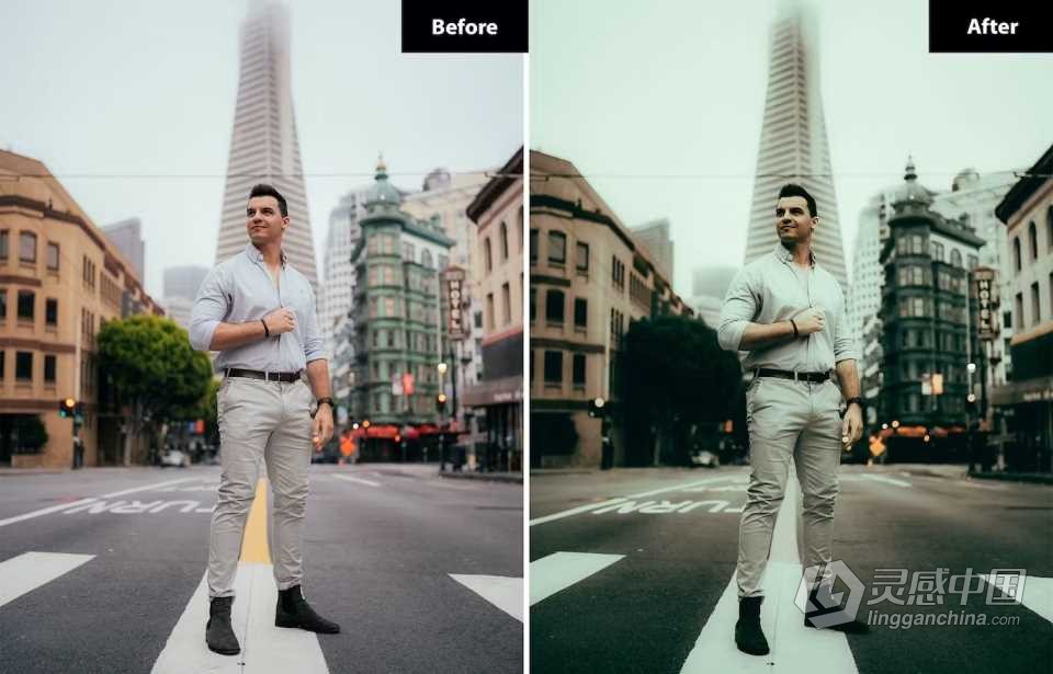户外街拍电影人像Lightroom预设 6 Clean Sky Lightroom and Photoshop Presets  灵感中国网 www.lingganchina.com