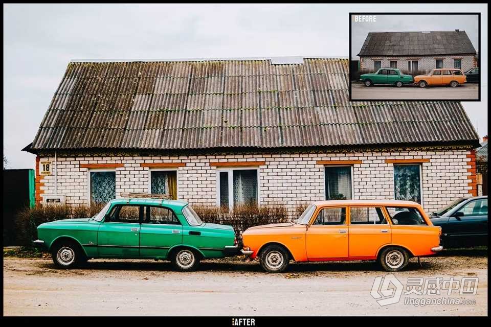 汽车摄影后期调色Lightroom预设 Cars - Desktop and Mobile Presets  灵感中国网 www.lingganchina.com