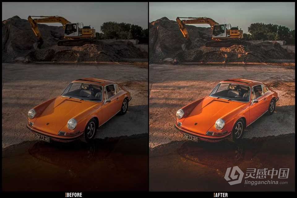 汽车摄影后期调色Lightroom预设 Cars - Desktop and Mobile Presets  灵感中国网 www.lingganchina.com