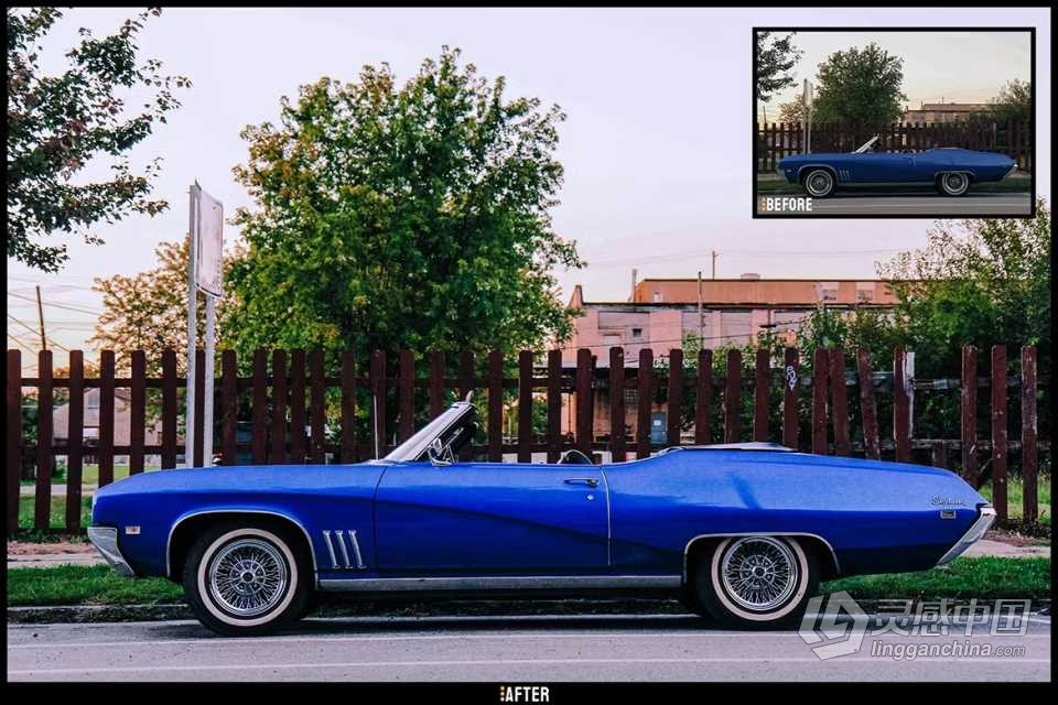 汽车摄影后期调色Lightroom预设 Cars - Desktop and Mobile Presets  灵感中国网 www.lingganchina.com