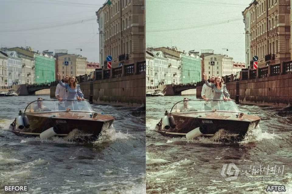 复古电影怀旧胶片lr预设 Retro Vintage Old Look Lightroom Presets  灵感中国网 www.lingganchina.com