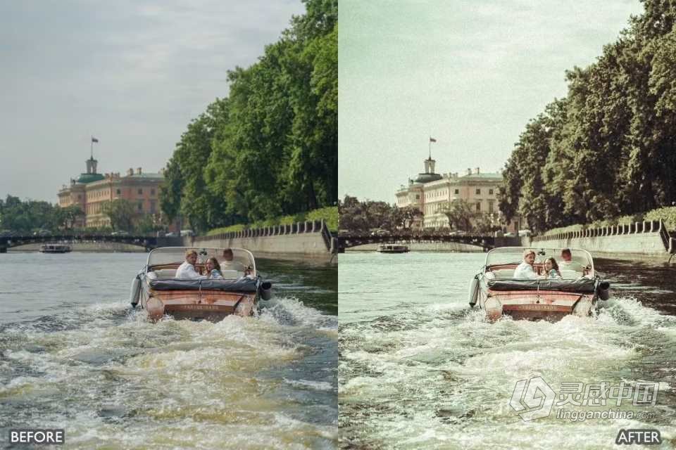 复古电影怀旧胶片lr预设 Retro Vintage Old Look Lightroom Presets  灵感中国网 www.lingganchina.com