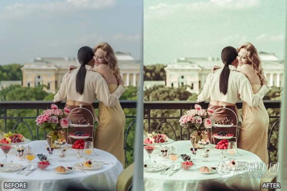复古电影怀旧胶片lr预设 Retro Vintage Old Look Lightroom Presets  灵感中国网 www.lingganchina.com