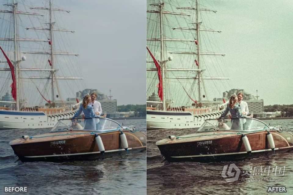 复古电影怀旧胶片lr预设 Retro Vintage Old Look Lightroom Presets  灵感中国网 www.lingganchina.com