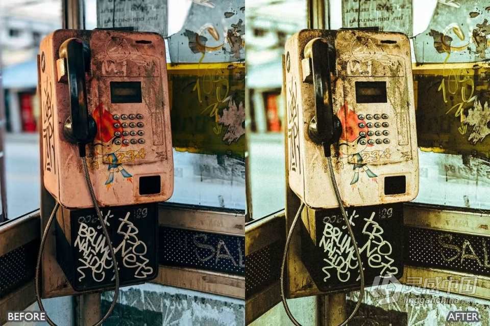 复古电影怀旧胶片lr预设 Retro Vintage Old Look Lightroom Presets  灵感中国网 www.lingganchina.com