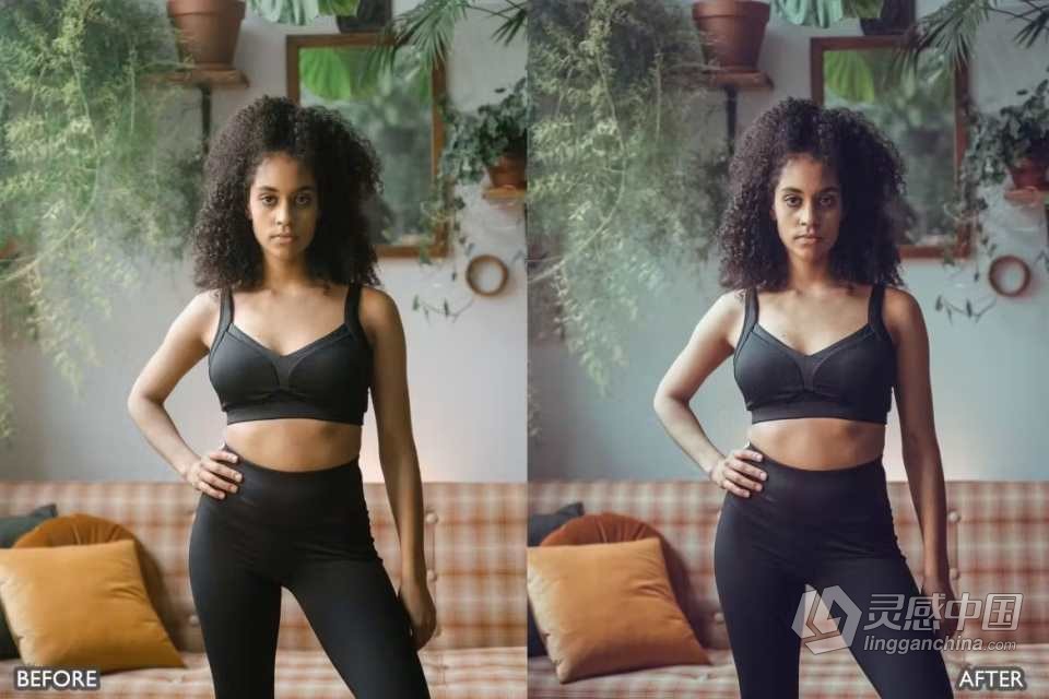 INS博主健身人像Lightroom预设 Instagram influencer Blogger Workout Presets  灵感中国网 www.lingganchina.com