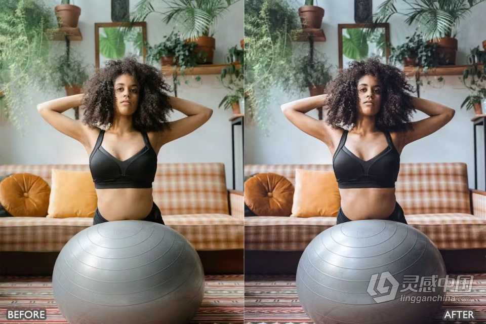 INS博主健身人像Lightroom预设 Instagram influencer Blogger Workout Presets  灵感中国网 www.lingganchina.com