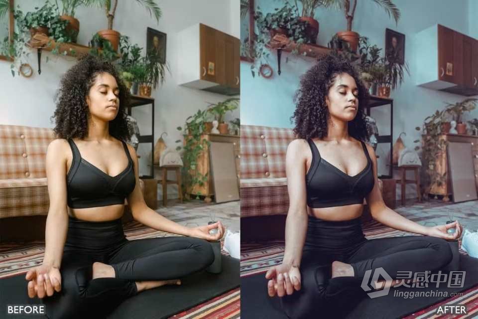 INS博主健身人像Lightroom预设 Instagram influencer Blogger Workout Presets  灵感中国网 www.lingganchina.com