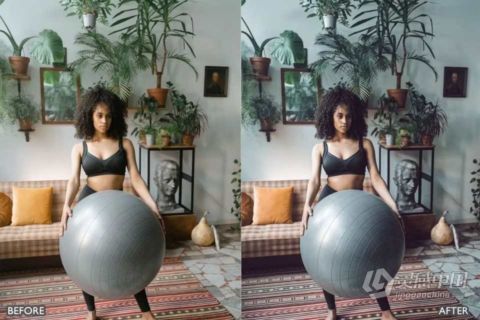 INS博主健身人像Lightroom预设 Instagram influencer Blogger Workout Presets  灵感中国网 www.lingganchina.com