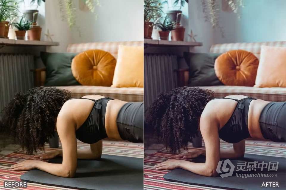 INS博主健身人像Lightroom预设 Instagram influencer Blogger Workout Presets  灵感中国网 www.lingganchina.com
