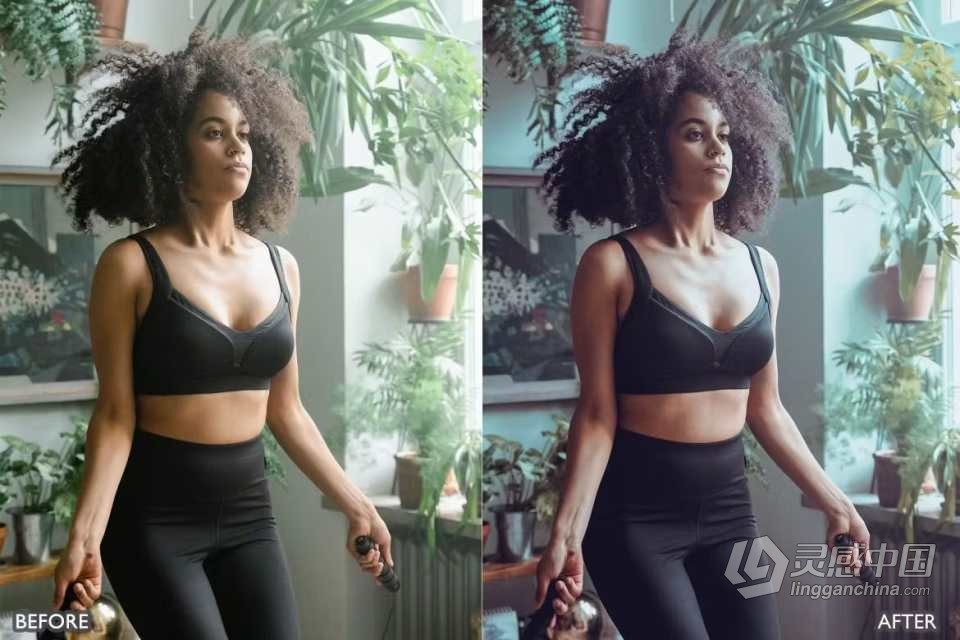 INS博主健身人像Lightroom预设 Instagram influencer Blogger Workout Presets  灵感中国网 www.lingganchina.com