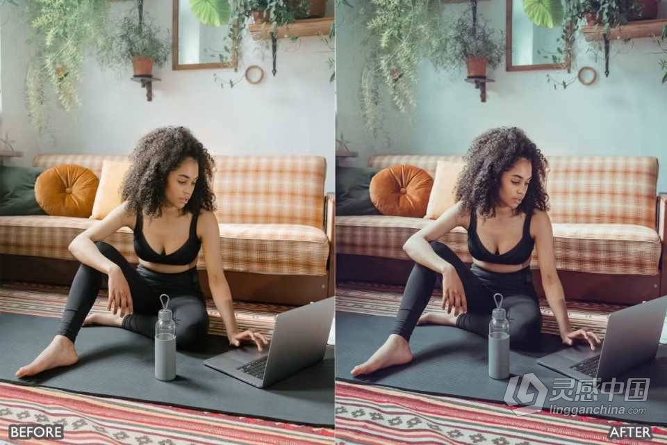 INS博主健身人像Lightroom预设 Instagram influencer Blogger Workout Presets  灵感中国网 www.lingganchina.com