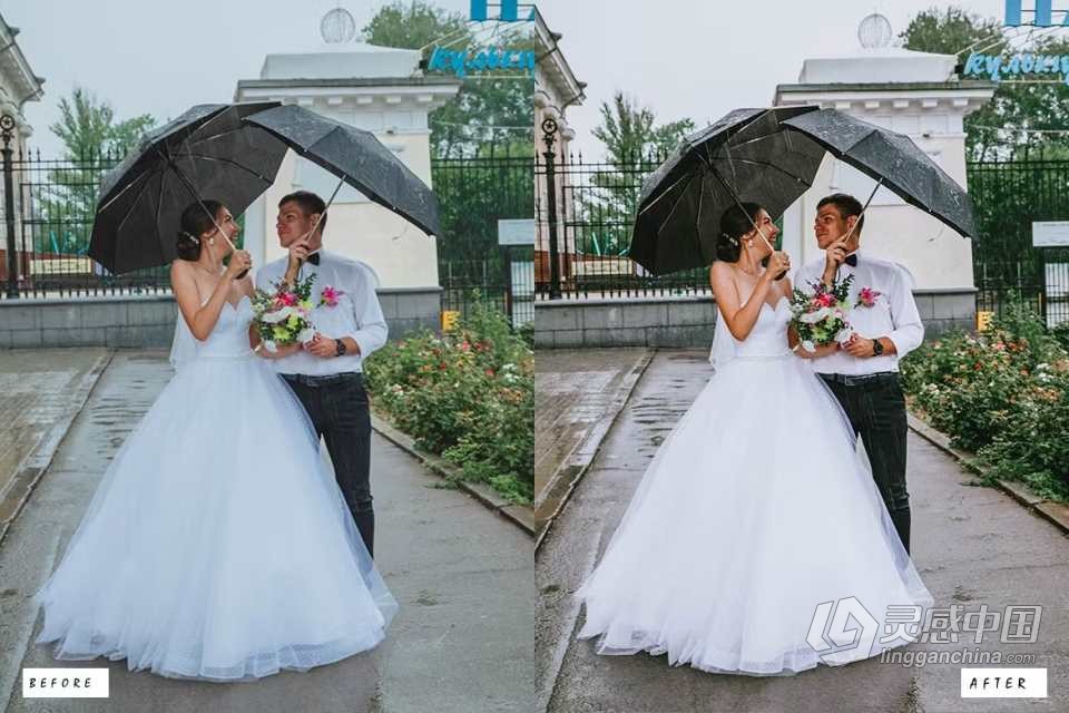 复古婚礼人像Lightroom预设 10 Retro Wedding Lightroom Presets  灵感中国网 www.lingganchina.com
