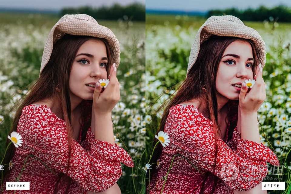 10个户外自然光人像Lightroom预设 10 Outdoor Nature Lightroom Presets  灵感中国网 www.lingganchina.com