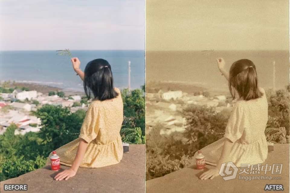 梦幻复古颗粒胶片lr预设 Vintage Retro Film Look Lightroom Preset  灵感中国网 www.lingganchina.com