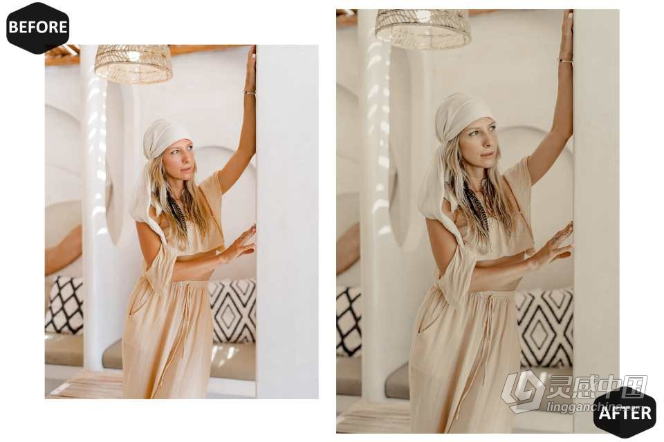 中性灰胶片人像Lightroom预设 Silver Pearl Lightroom Presets  灵感中国网 www.lingganchina.com